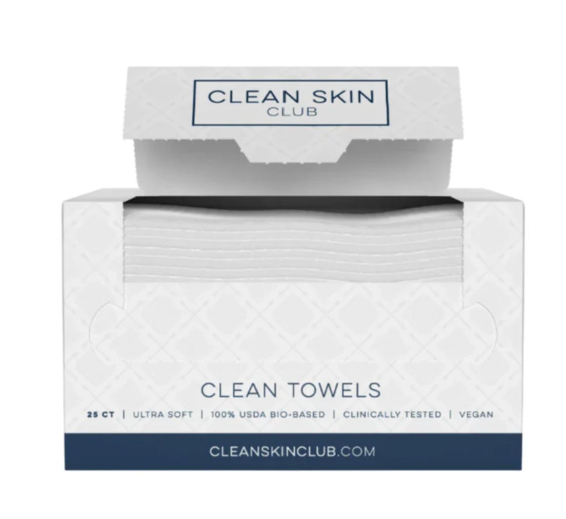 clean skin club towels - 2 pack - your skincare source