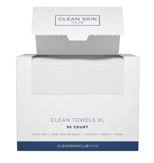 Clean Skin Club Clean Towels - XL (2 Pack) - Your Skincare Source