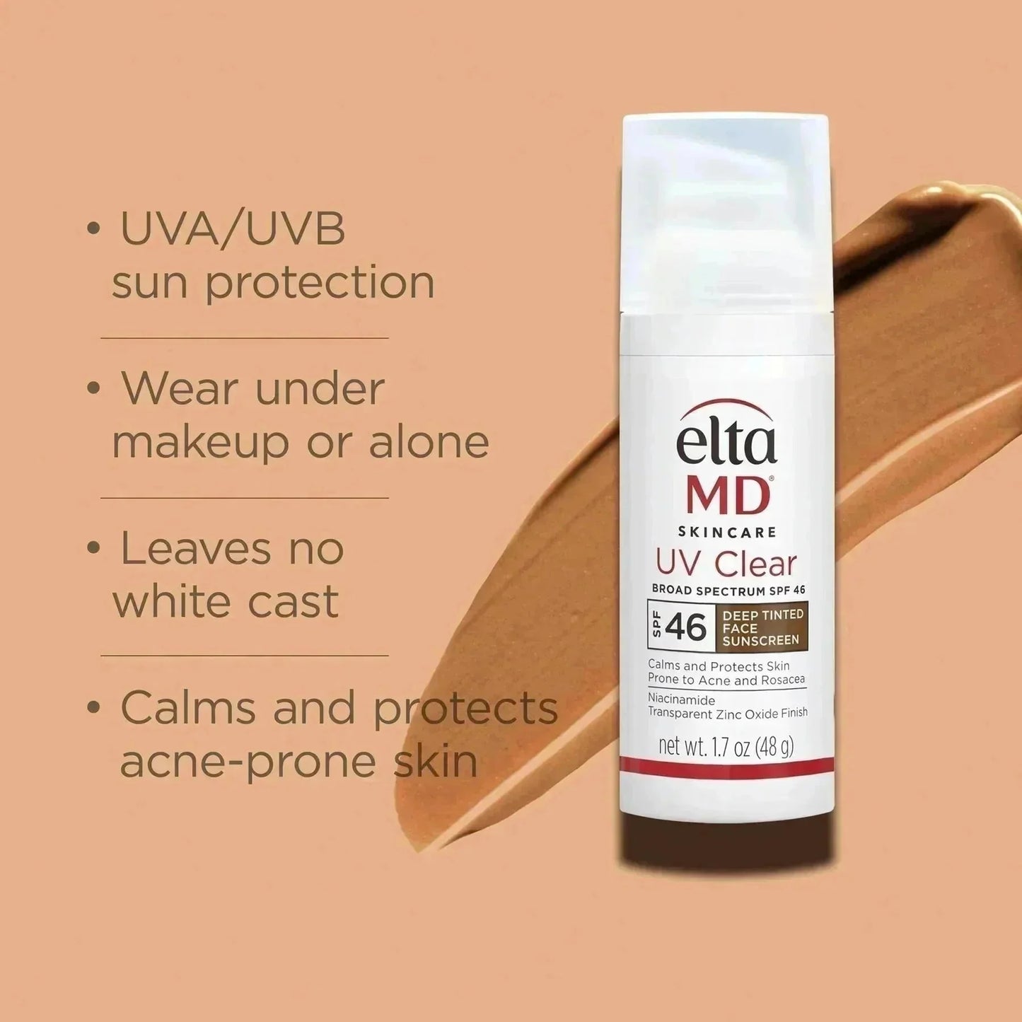 eltamd uv clear deep tinted broad - spectrum spf 46 - your skincare source