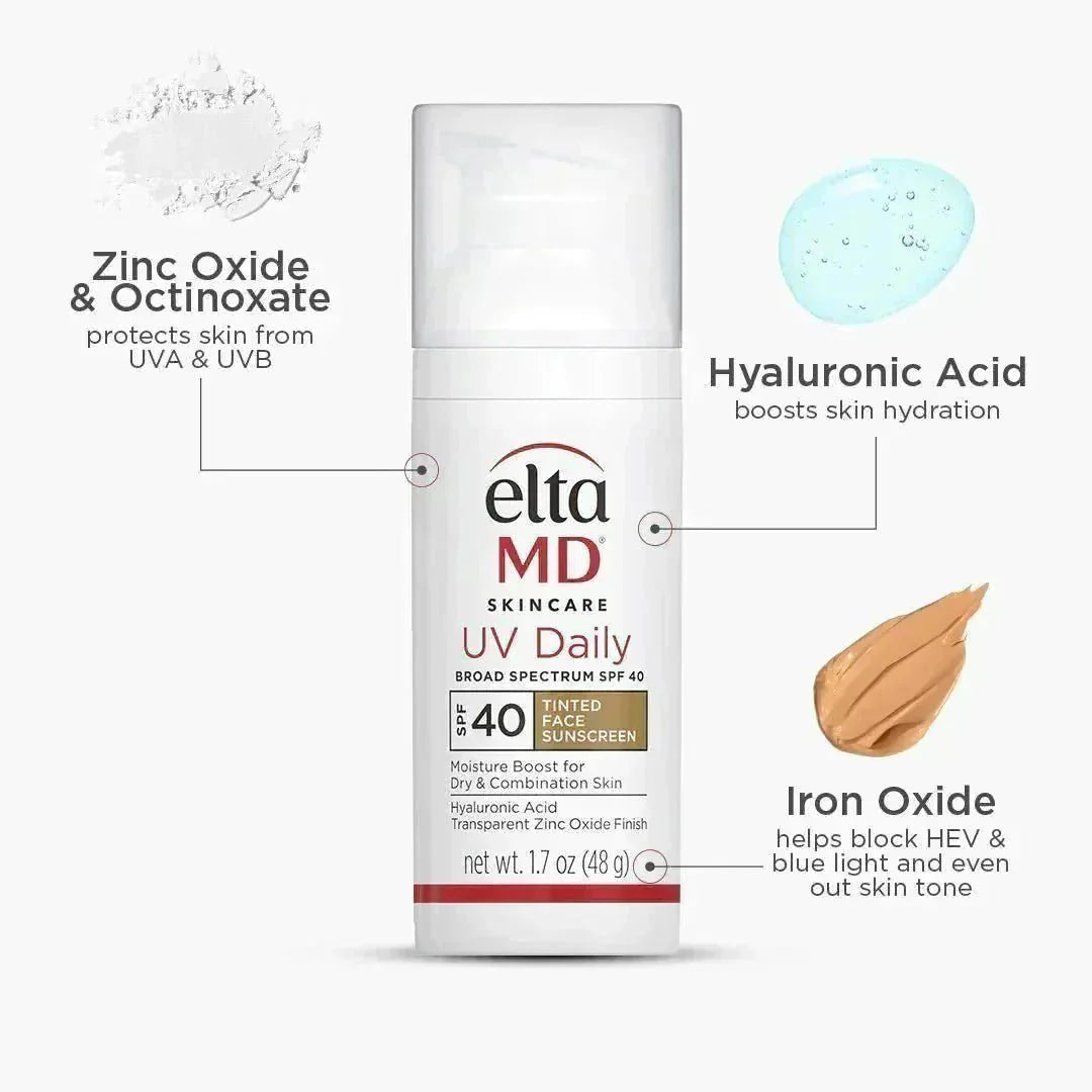 eltamd uv daily tinted broad - spectrum spf 40 - your skincare source