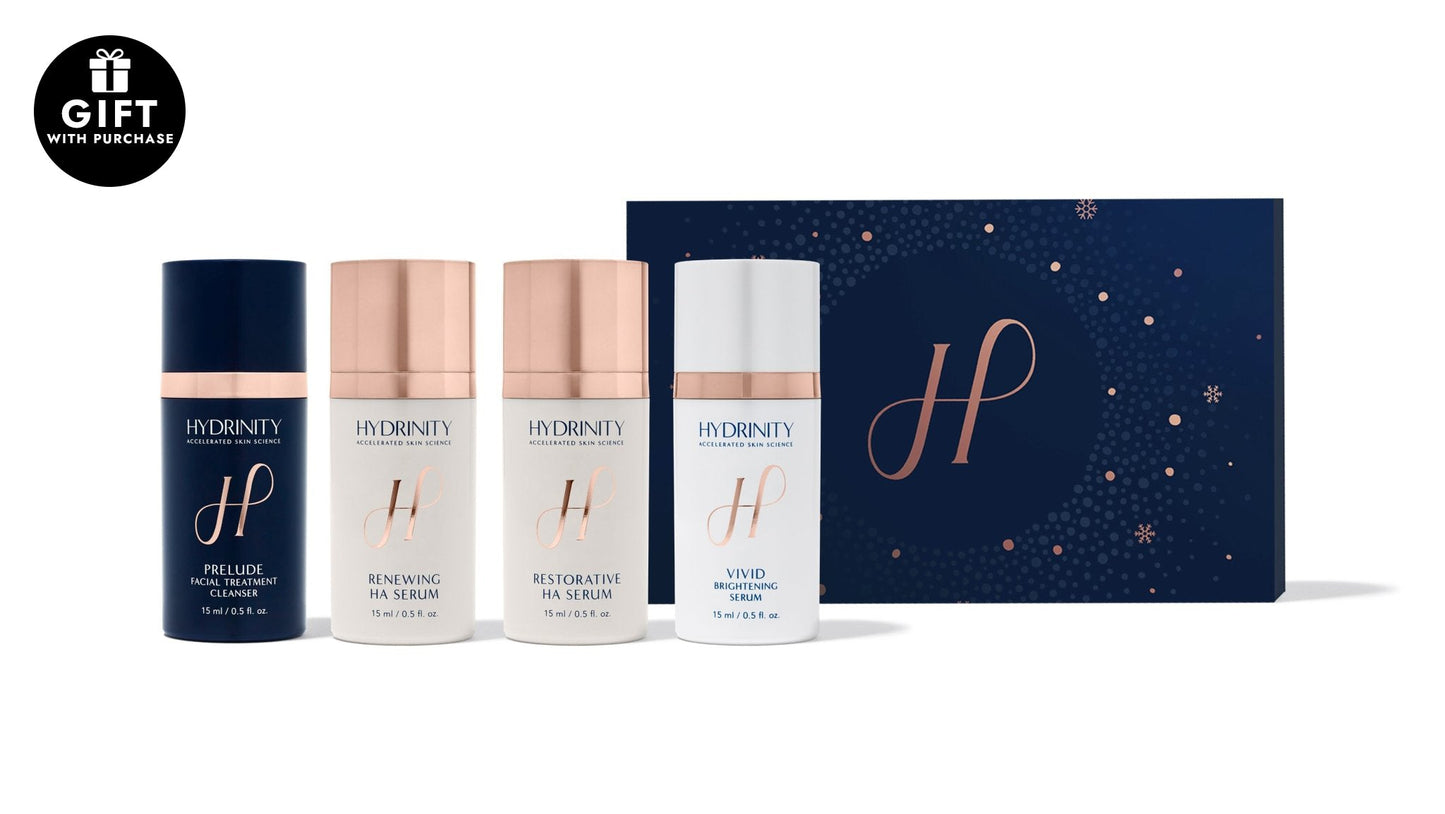 hydrinity holiday gift set with free hyacyn! - your skincare source