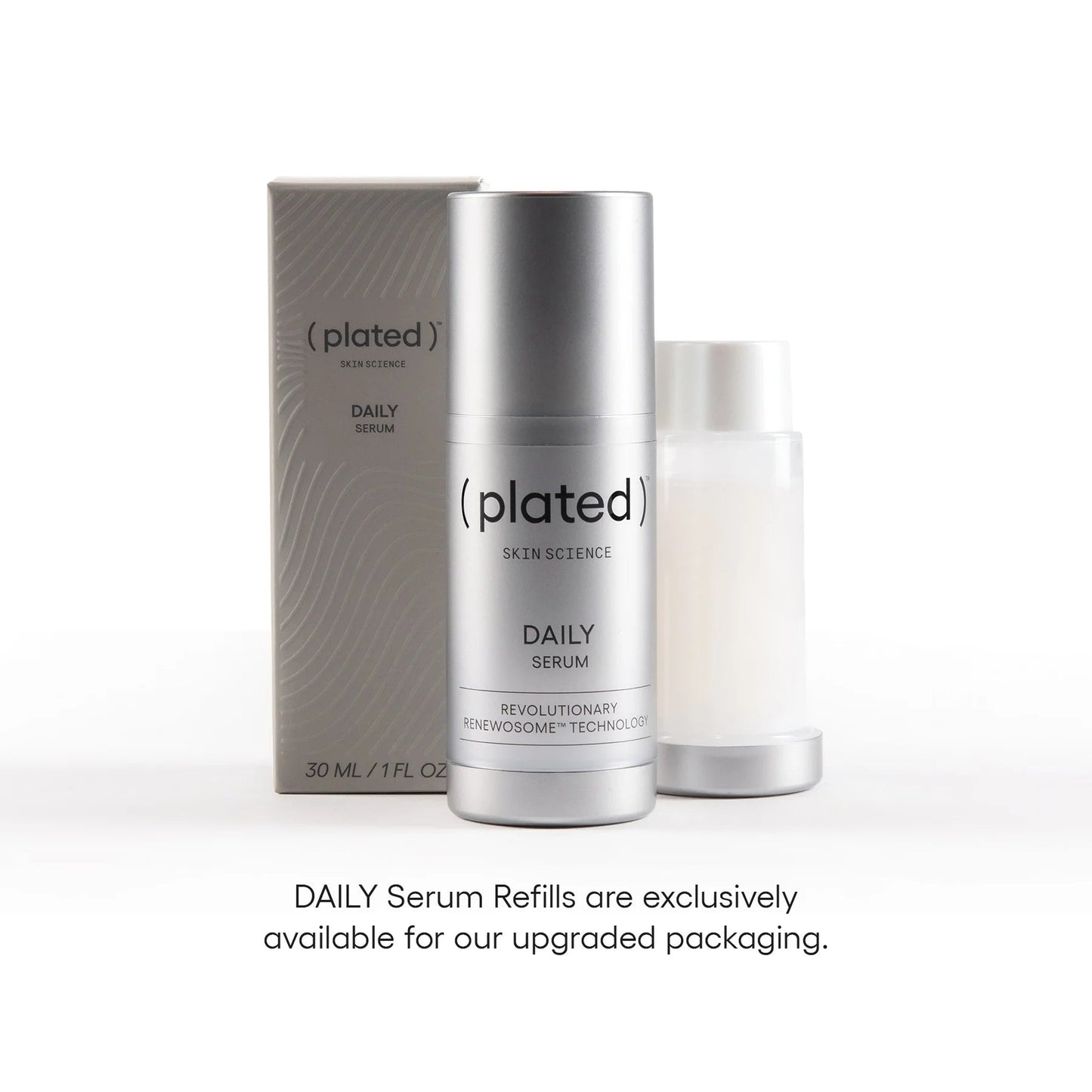 ( plated )™ daily serum refill - your skincare source