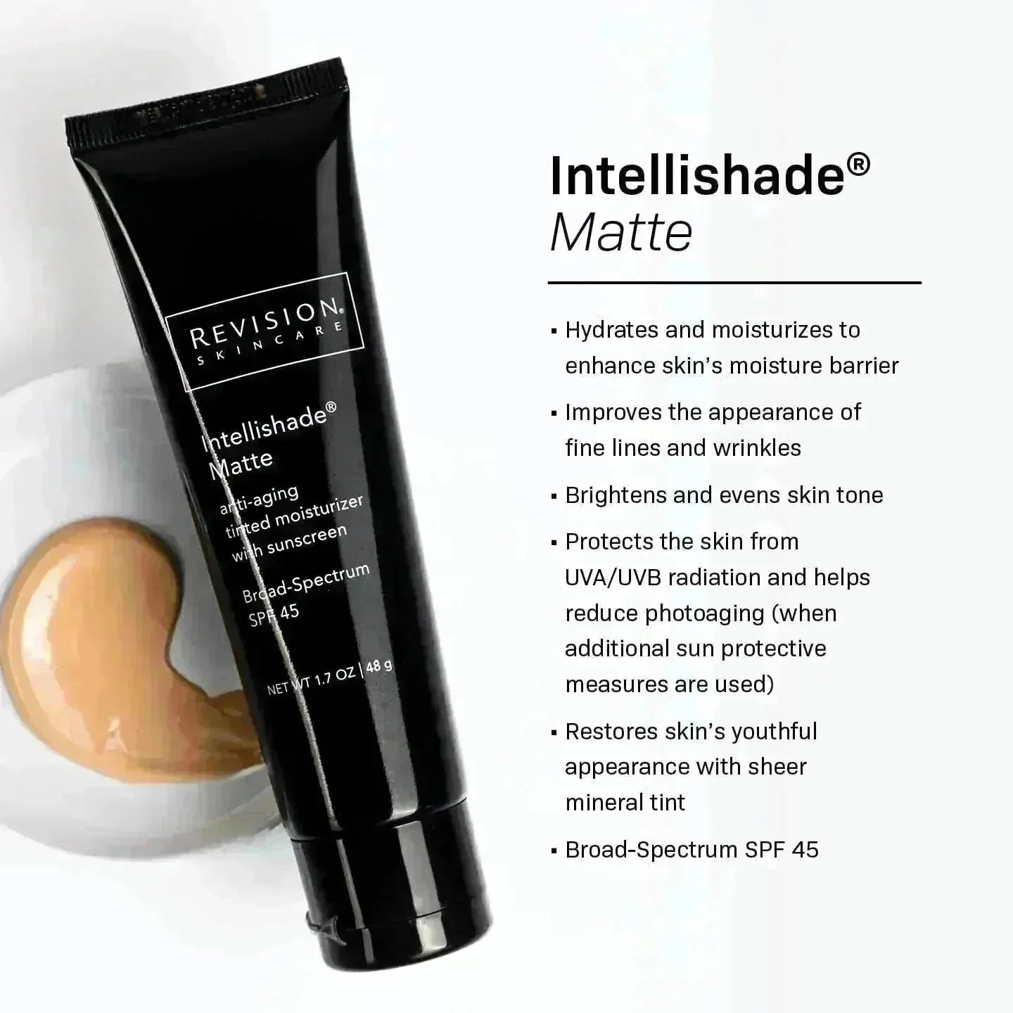 revision skincare intellishade® matte 1.7 oz - your skincare source